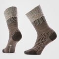 Women's Everyday Cozy Popcorn Cable Crew Socks Deep Navy - ver - 1
