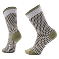 Women's Everyday Cozy Popcorn Polka Dot Crew Socks Black - ver - 1