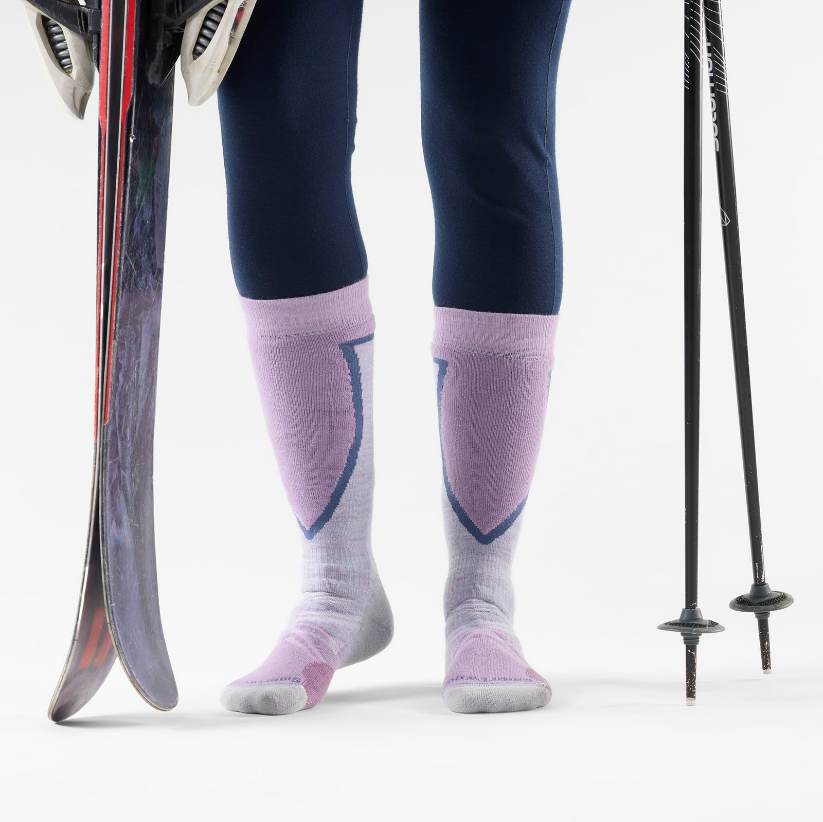 Chaussette sous-genou ski pour femmes  - voir - 2