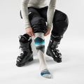 Women's Ski Pattern Over The Calf Socks Ash - ver - 2