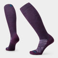 Women's Ski Over The Calf Socks Purple Iris - ver - 1