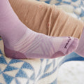 Women's Ski Over The Calf Socks Purple Dawn - ver - 3