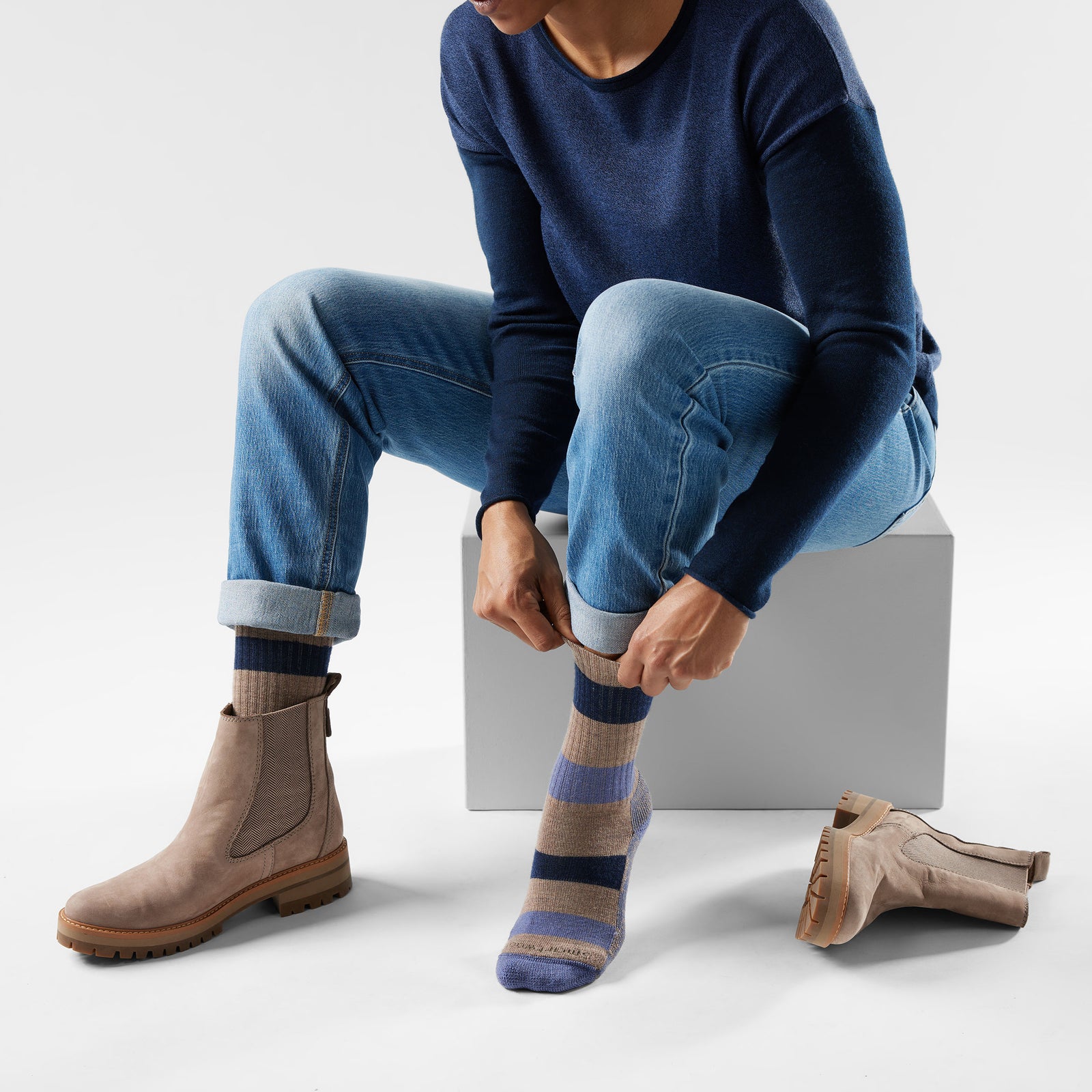 Everyday Barnsley Crew Socks Winter Moss - ver - 2