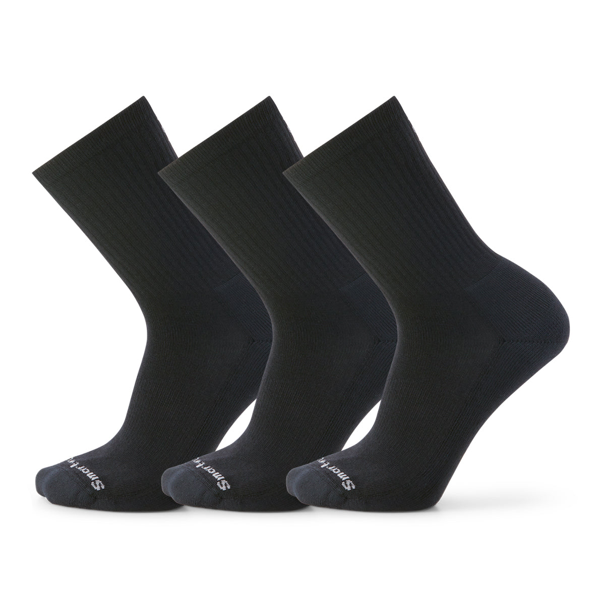 Everyday Solid Rib Crew Socks 3-Pack  - ver - 1