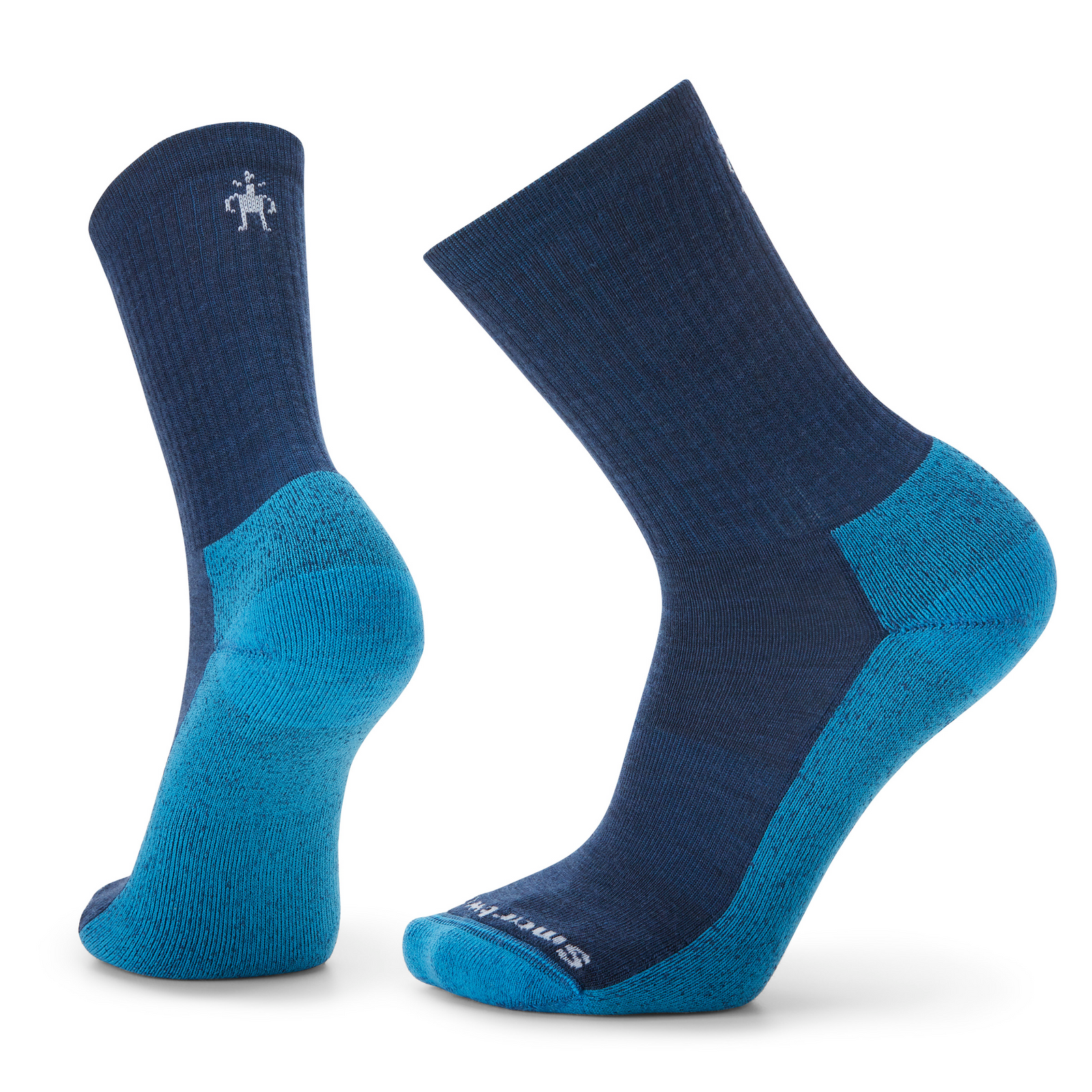 Everyday Solid Rib Crew Socks Black - ver - 1