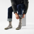 Everyday Cozy Larimer Crew Socks Taupe-Natural Marl - ver - 2