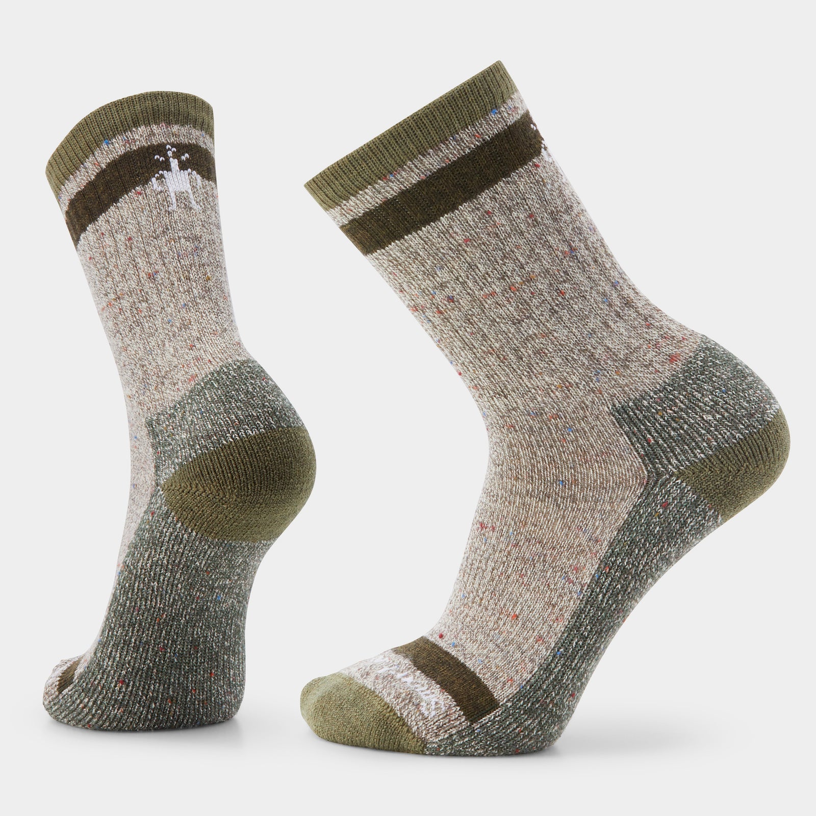 Everyday Cozy Larimer Crew Socks Taupe-Natural Marl - ver - 1