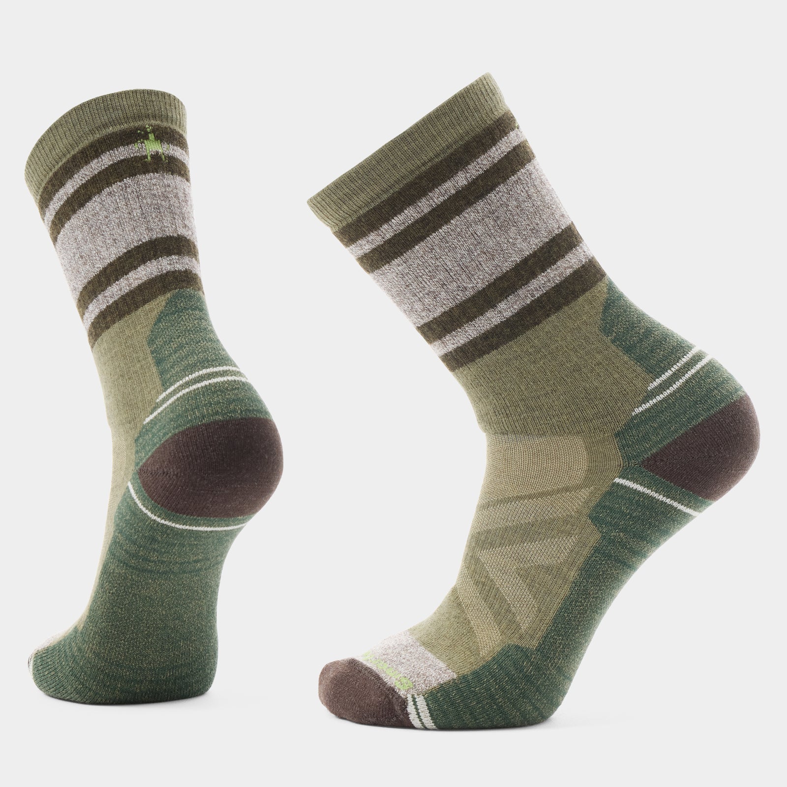 Hike Lolo Trail Crew Socks Winter Moss - ver - 1