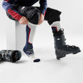 Ski Over The Calf Socks Taupe - ver - 2