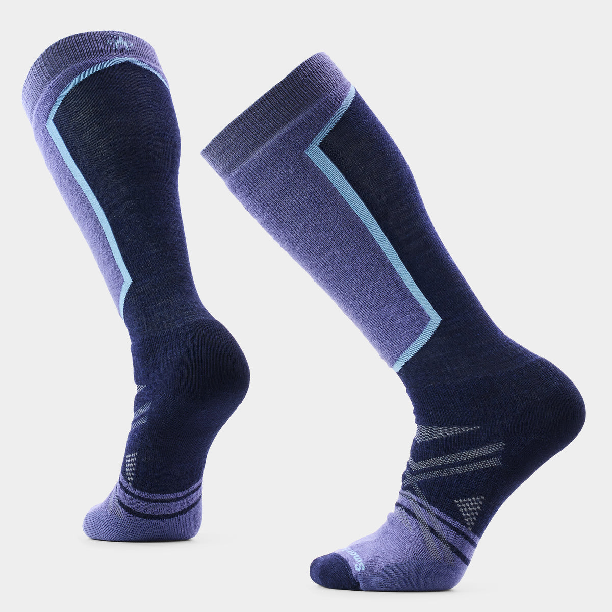 Ski Over The Calf Socks Nightfall Blue - ver - 1