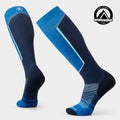 Ski Over The Calf Socks Laguna Blue - ver - 1