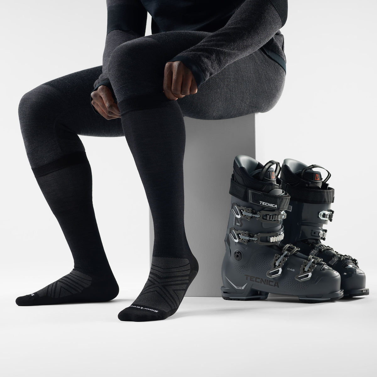 Ski Over The Calf Socks 2-Pack  - ver - 2