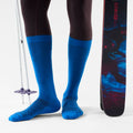 Ski Over The Calf Socks Laguna Blue - ver - 2