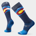 Snowboard Colorado Over The Calf Socks Laguna Blue - ver - 1