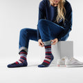 Everyday Joviansphere Crew Socks Nightfall Blue - ver - 2