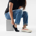 Women's Everyday No Show Socks White - ver - 2