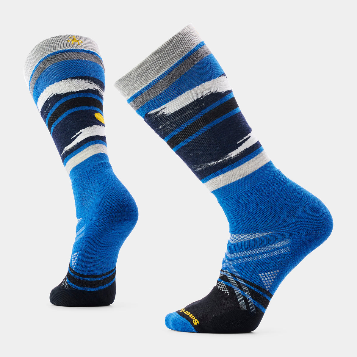 Ski Midnight Ski Over the Calf Socks Twilight Blue - ver - 1