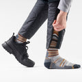 Hike Panorama Crew Socks Light Gray - ver - 2