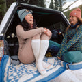 Women's Ski Extra Stretch Over The Calf Socks Moonbeam - ver - 3