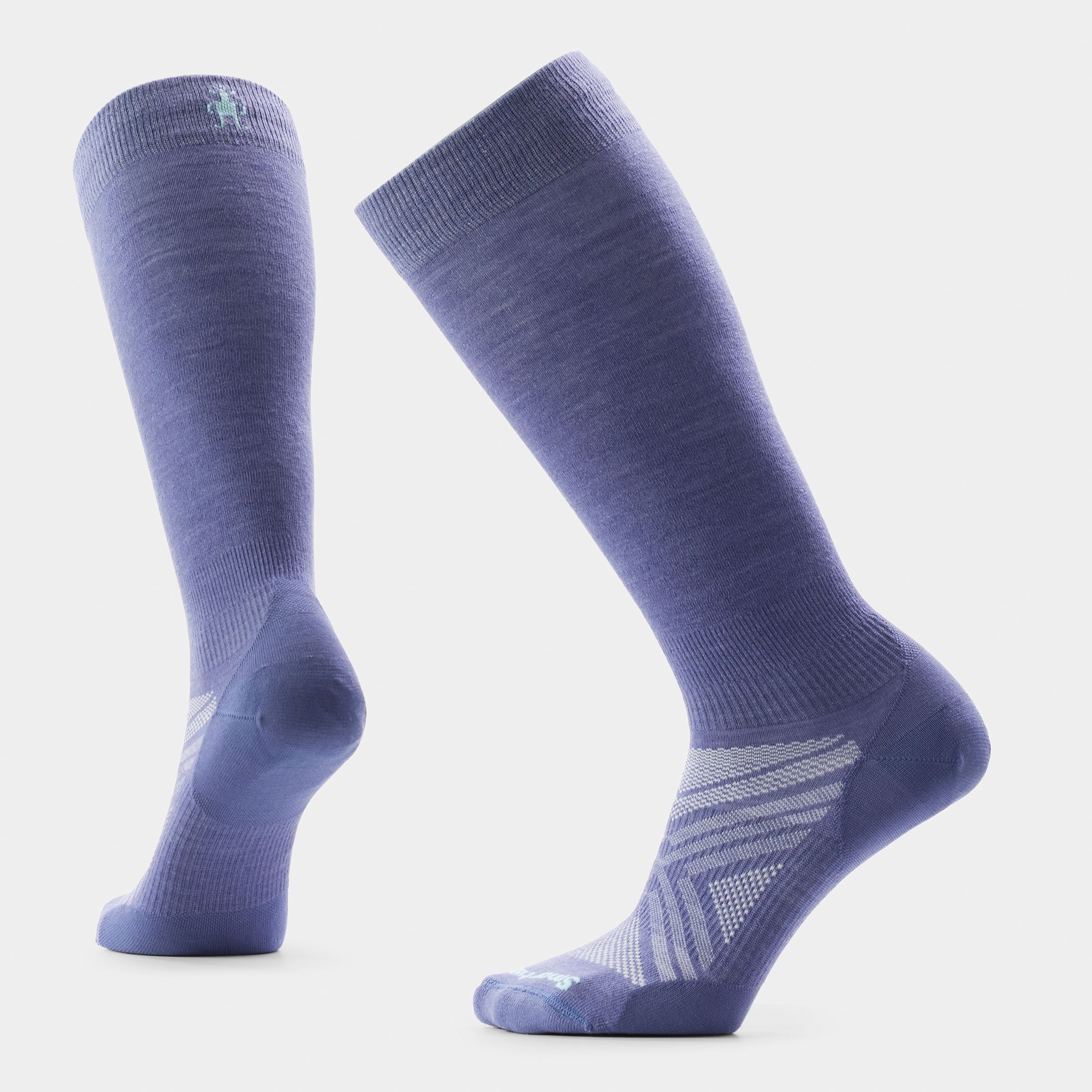 Women's Ski Extra Stretch Over The Calf Socks - Moonbeam