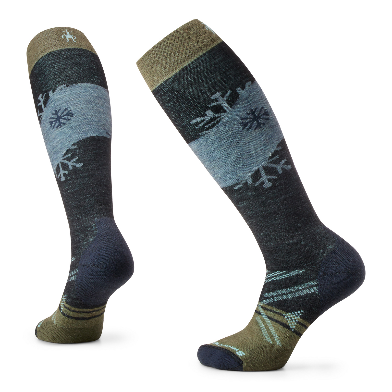 Chaussette de ski sous-genou à motif Snowpocalypse pour femmes  - voir - 1
