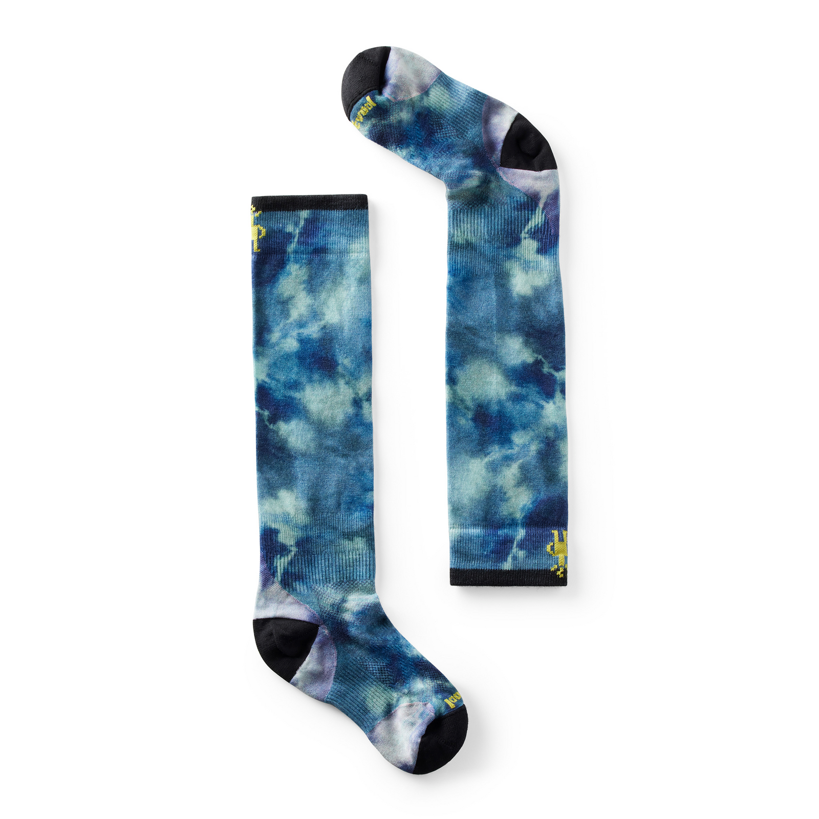 Chaussette de ski sous-genou Tie Dye coussin zéro pour enfants  - voir - 1