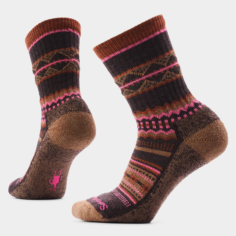 Women's Everyday Cozy Snowed In Sweater Crew Socks - Chestnut / L
