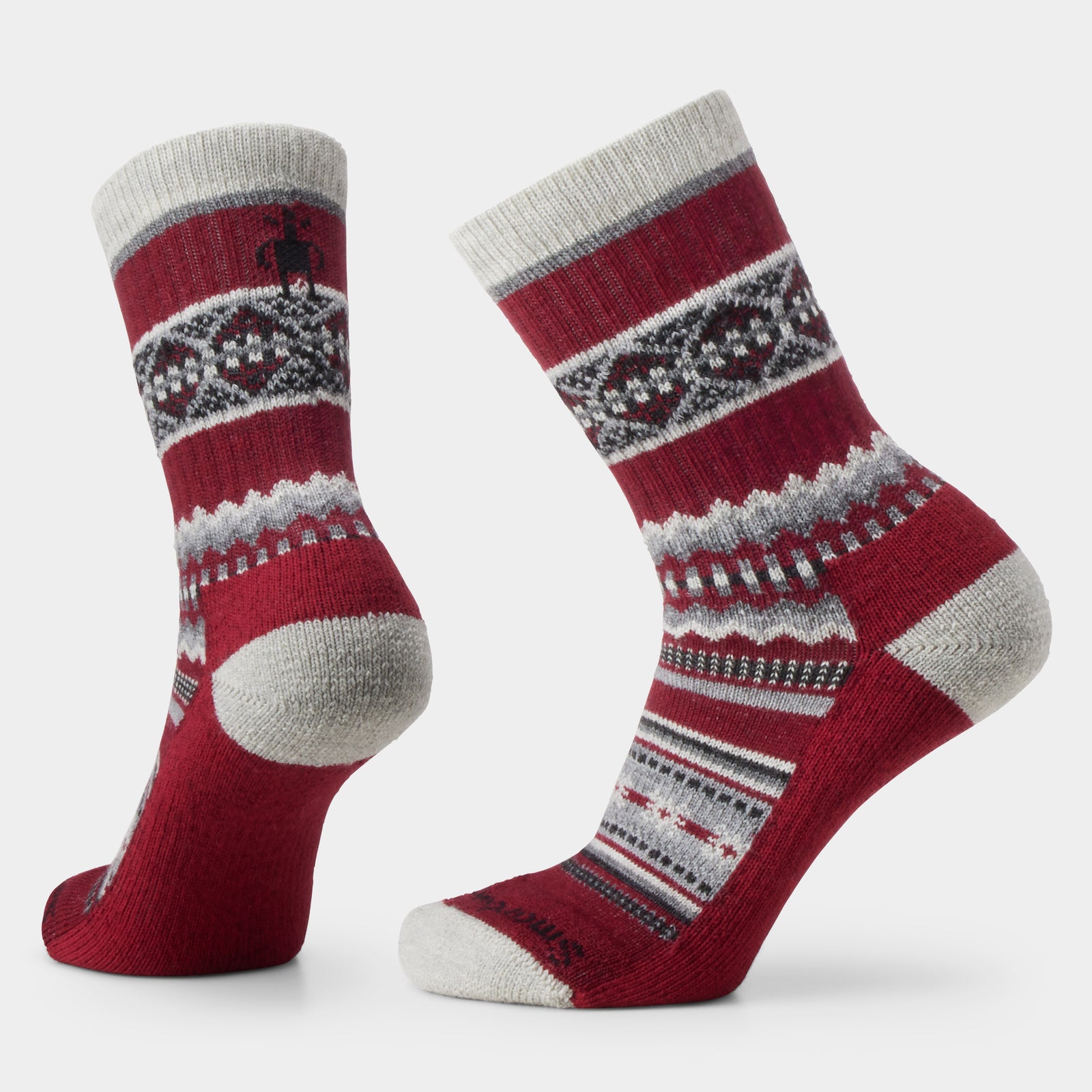 Women's Everyday Cozy Snowed In Sweater Crew Socks Chestnut - ver - 1