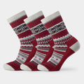 Emballage de 3 chaussette-tricot de tous les jours Cozy Snowed In  - voir - 1