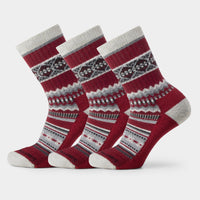 Emballage de 3 chaussette-tricot de tous les jours Cozy Snowed In