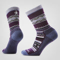 Women's Everyday Cozy Snowed In Sweater Crew Socks Garden Pink - ver - 1