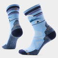 Women's Hike Mountain Moon Crew Socks Serene Blue - ver - 1