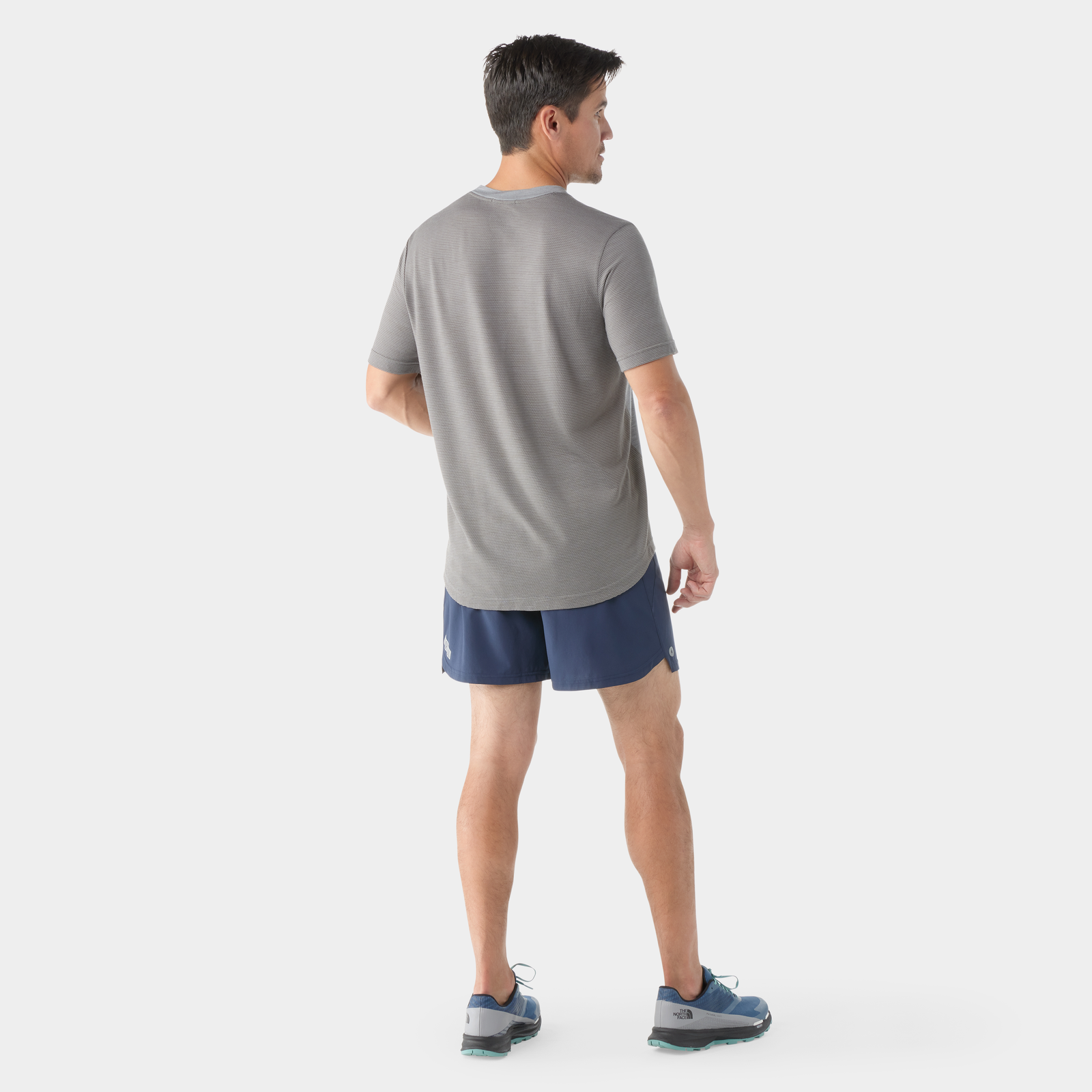 Men's Active Mesh Short Sleeve Charcoal Heather - ver - 2