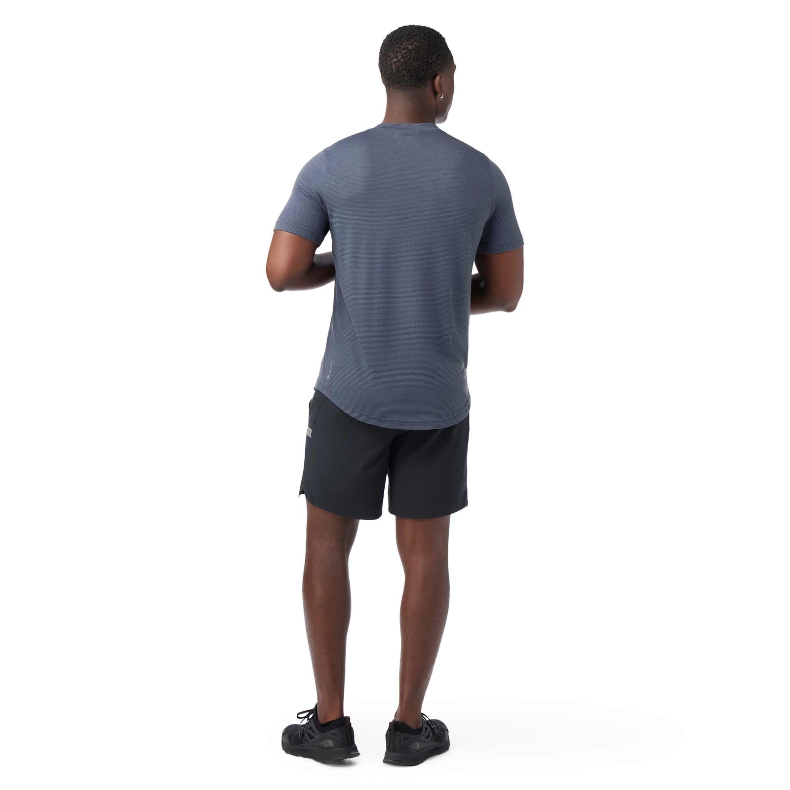 Men's Active Mesh Short Sleeve Charcoal Heather - ver - 2