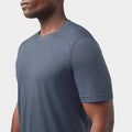 Men's Active Mesh Short Sleeve Charcoal Heather - ver - 3