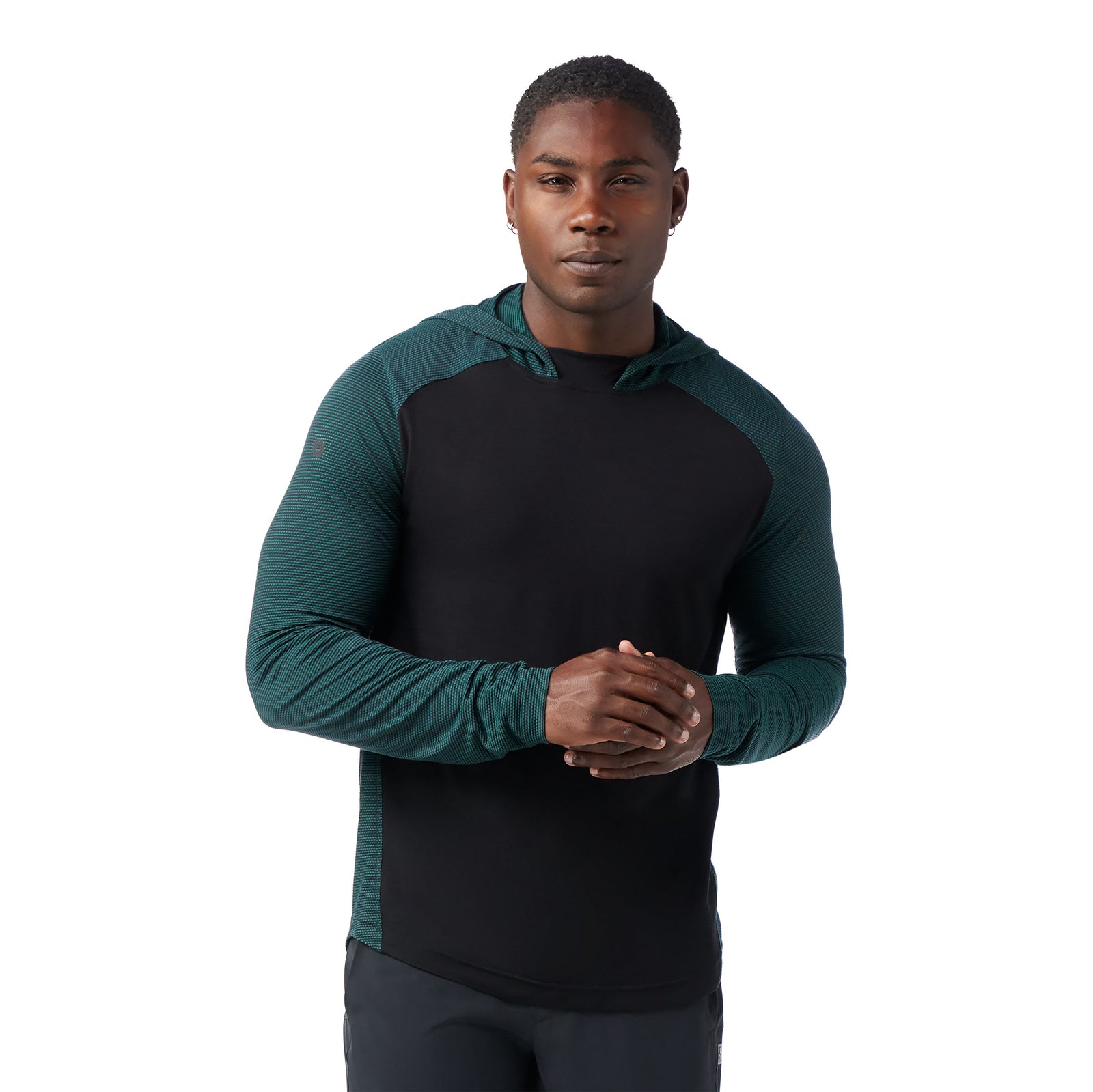 Men's Active Mesh Hoodie Light Gray Heather - ver - 1