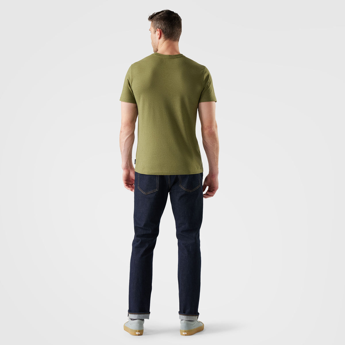 Men's Perfect Crew Short Sleeve Tee Winter Moss - 2