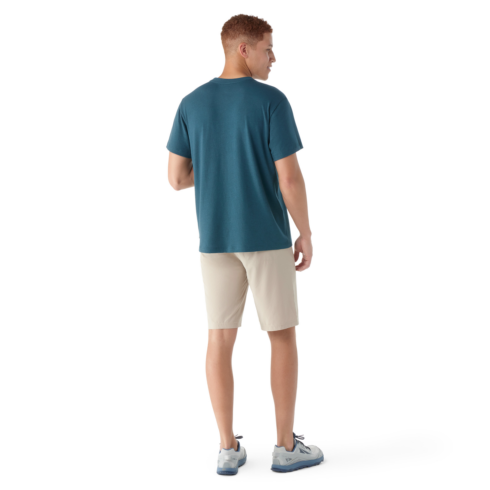 Men's Perfect V-Neck Short Sleeve Tee Twilight Blue - ver - 2