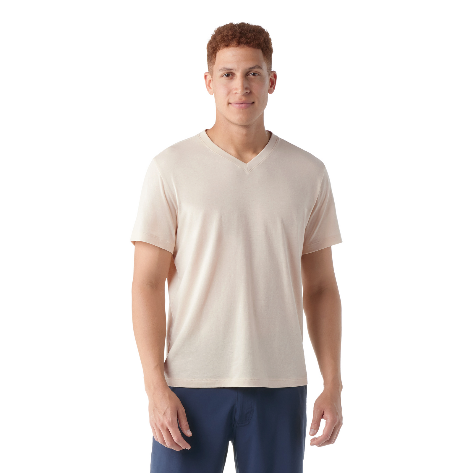 Men's Perfect V-Neck Short Sleeve Tee Twilight Blue - ver - 5