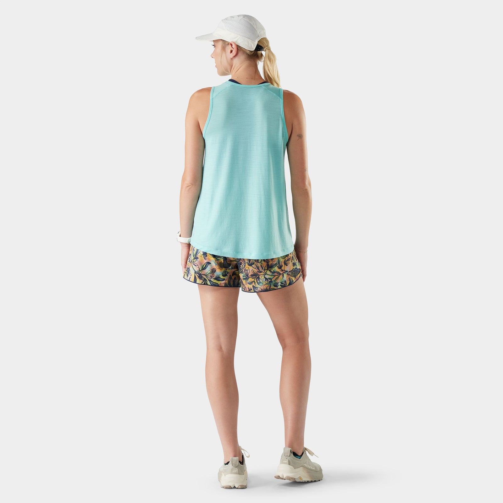 Women's Active Ultralite High Neck Tank Pacific Blue - ver - 2