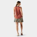 Women's Active Ultralite High Neck Tank Burnt Sienna - ver - 2