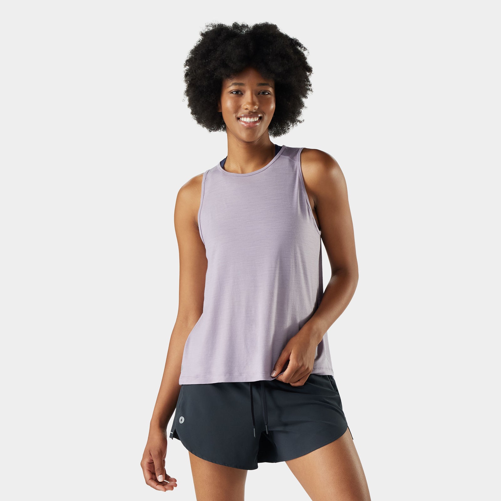 Women's Active Ultralite High Neck Tank Burnt Sienna - ver - 1