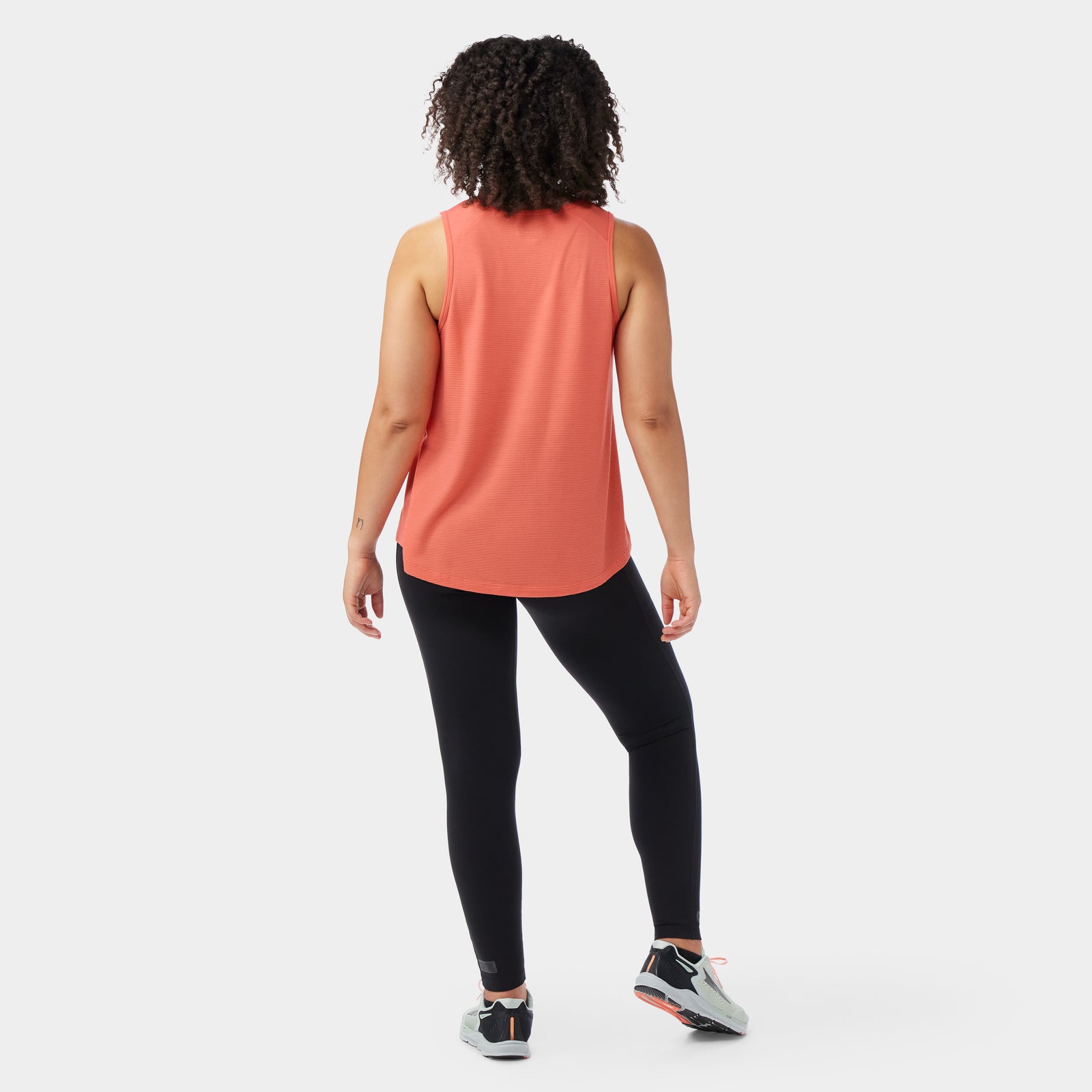 Women's Active Mesh High Neck Tank Coral Reef - ver - 2