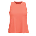 Women's Active Mesh High Neck Tank Coral Reef - ver - 3