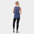 Women's Active Mesh High Neck Tank Black - ver - 2