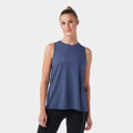 Women's Active Mesh High Neck Tank Black - ver - 1