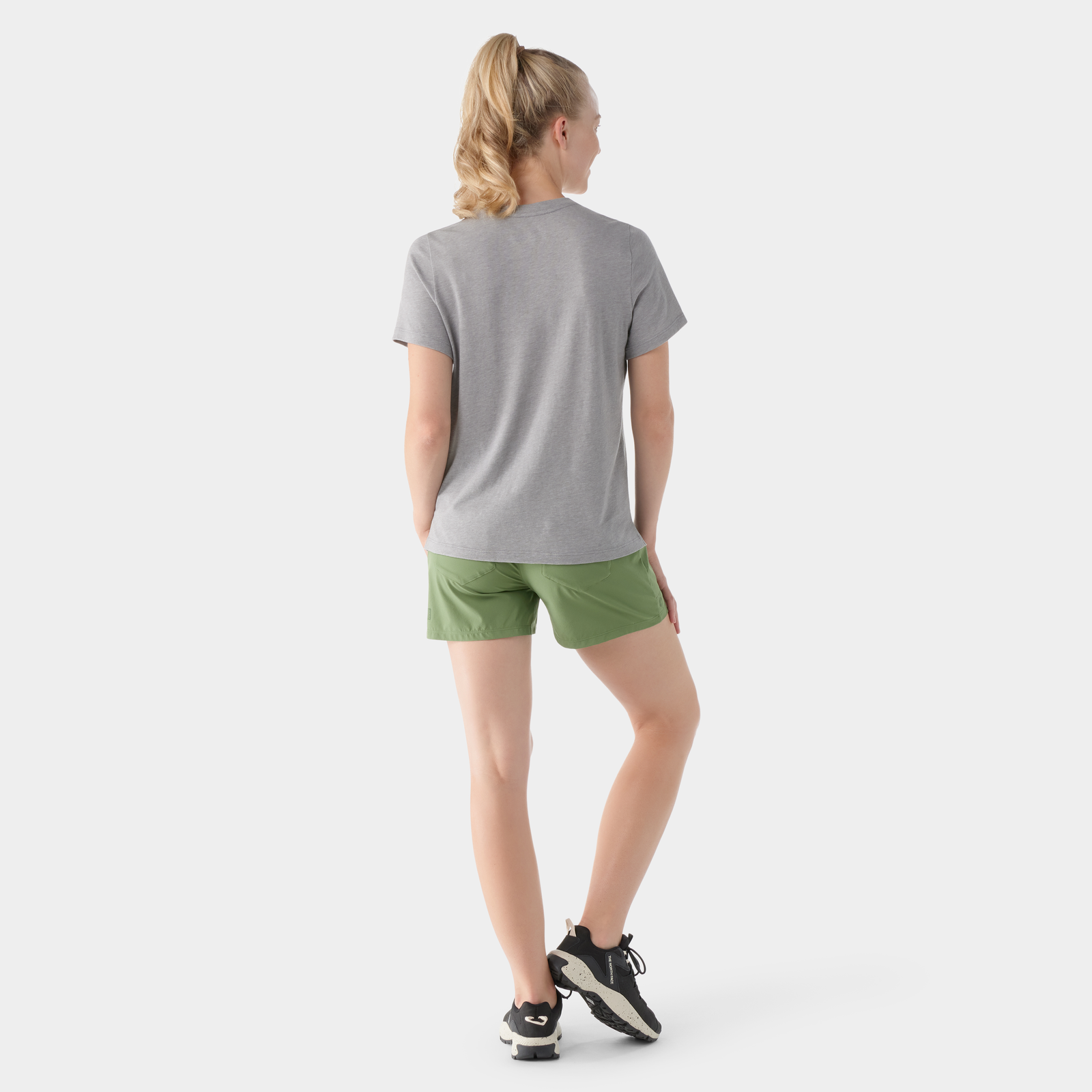 Women's Perfect Crew Short Sleeve Tee Light Gray Heather - ver - 2