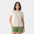 Women's Perfect Crew Short Sleeve Tee Almond - ver - 1