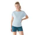 Women's Short Sleeve Swing Top Black - ver - 1