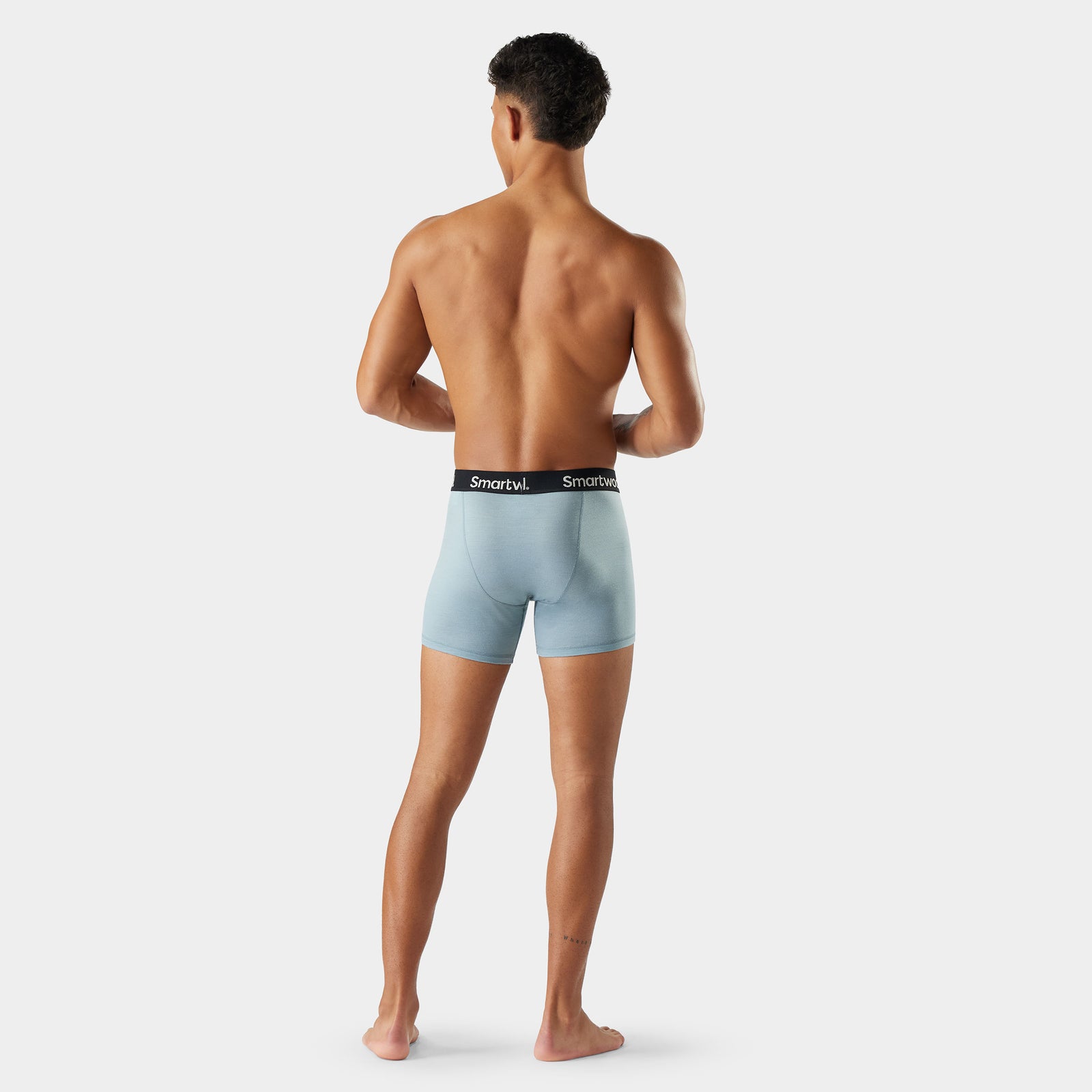 Men's Everyday Merino Boxer Brief Dusty Teal - ver - 2